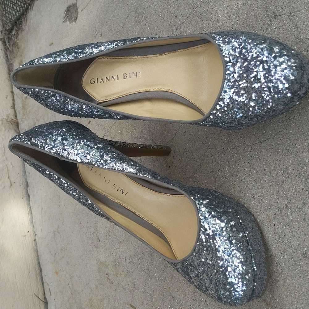 Gianni Bini glitter heels